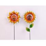 Solar Metal Flower Decorations Outdoor Plug In Decorations Tulip Flower Sunflower for sale