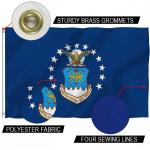 USA Air Force Flag 3 X 5' Knitted Polyester Single Reverse Water Resistant for sale