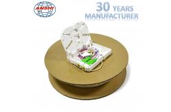China G652D 2 Ports Ftth Fiber Optic Termination Box With SC LC Adapter supplier