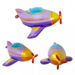 3D Self Sealing Aluminium Foil Cartoon Airplane Balloons Custom Printing for Party for sale