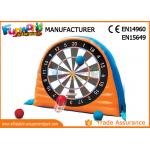Giant Interactive Inflatable Sticky Dart Board WIith Silk Printing for sale