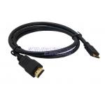 High Speed HDMI Cable 1.4 Version 32 AWG Type C Connector For Ethernet Channel for sale