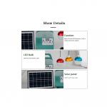 Solar Camping Household Charging Emergency Light With Radio