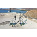 Electrical Pile Frame Bottom Feed Vibroflot For Vibro Replacement Stone Column Making for sale