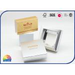 Silver Gold Card Paper Folding Carton Drawer Box With Paper Insert