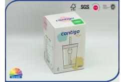 China Matte Lamination F Flute Corrugated Packaging Box Wrap Straw Cup supplier