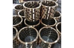 China Graphite Plugged Solid Lubricant Bearings High Load Capacity For Port Machinery supplier