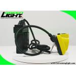 Safety Miner Cap Lamp 13.6Ah Panasonic Rechargeable Battery 4.07W 1100mA 530LUM