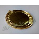 3D Lacework Engraved Soccer Medals For Kids , Custom Medals And Ribbons for sale
