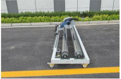 China 3m Length Semi-automatic Roll Cutting Machine For Flex Banner , sticker Roll supplier