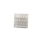 10ml 5pcs Transparent Ampoule PVC Blister Tray Packaging For Water Needle for sale