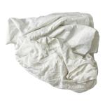 Industrial bed sheet rags cut pieces white cloth scrap textile fabric waste bales 100% cotton cleaning wiping rags wiper for sale