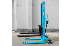 China Lifter  Hand Manual Pallet Stacker  500kg Hydraulic  Steering Wheel Protection supplier
