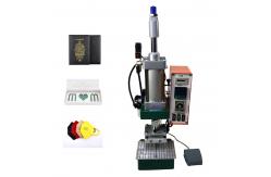 China 220V Leather Foil Embossing Machine , Card Hot Foil Stamping Printing Machine supplier