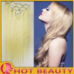 613# Color Clip in Brazilian Remy Hair Extensions For Female 20 Inch Stock for sale