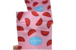 China 160mm Digital Printed Stand Up Pouches 250g Tear Notch Reusable ziplockk Bags supplier