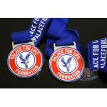 Football Sports Awards And Medals Die Casting Soft Enamel And Imitation Hard Enamel With Ribbon for sale