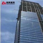 Color Customizable Commercial Center Steel Structure High Rise Building for sale