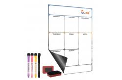 China Soft Whiteboard Magnetic Calendar Planner A4 A3 Dry Erase Weekly Planner supplier