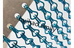 China Fireproof Hanging Diy Lamp Shade Metal Mesh Drapery With Anodized Treatment supplier