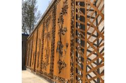 China Corten Metal Decorative Panels 900mm Decorative Garden Screen supplier