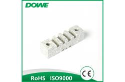China Earthing DMC SMC Insulators Busbars Support White Bus Bar Clamp 130mm supplier