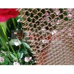 1.2 MM Aluminum Alloy Metal Mesh Curtain Metal Coil Drapery For Concert Hall for sale