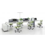 Detachable Modular Workstation Office Furniture Partitions , Office Desk Cubicle for sale