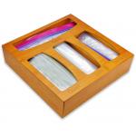 Drawer Bamboo Kitchen Utensils Ziploc Bag Storage Organizer For Food for sale
