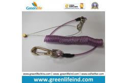 China Fall Protection Coiled Tool Lanyards Stop Tools Falling From Height supplier
