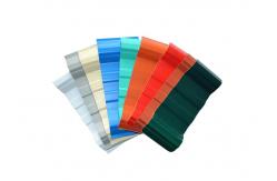China Plastic Synthetic Resin ASA PVC Corrugated Roof Tile Fire Resistant supplier