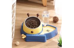 China Automatic Cat Dry Food Dispenser ABS Raised Dog Bowls With Microchip supplier
