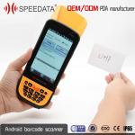 Pocket UHF Bluetooth Hand Held Rfid Reader 1.8m Drop Protection for sale