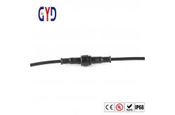 China Mini 2 3 Pin Waterproof Data Connector Pvc Male And Female Plug supplier