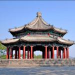 Traditional Grey Clay Roof Tiles Big Cooling Kiosk Pavilion Chinese Style for sale