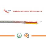 Fiberglass Insulated Type K Thermocouple Wire With Tailor - Made Color Code for sale