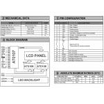 128*64 Graphic STN LCD Module AT0107 Monochrome With LED Backlight Industrial Display