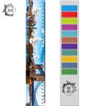 Deep Images 3D Dolphin Cartoon Scale Lenticular Photo Printing / PET Plastic Straight Ruler for sale