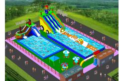 China Outside Kids  Inflatable Water Park With ASTM CE UL Certificate supplier