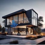 Weather Resistant Prefab Steel House Customized Low Maintenance for sale