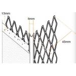Expanded Plaster Metal Mesh 2m Length 0.3mm Thickness Wire Mesh For Plastering Corners for sale