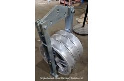 China Transmission Line MC Nylon Wheels Conductor Stringing Blocks With Aluminum Rollers supplier