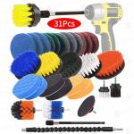 31 Piece 310g Drill Brush Scrub Pads ISO9001 Power Scrubber Cleaning Kit for sale