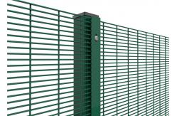 China 3.95mm Green Colored 358 Security Mesh Fence supplier