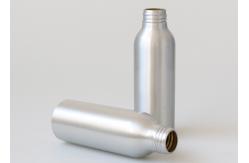 China 100ml Aluminum Cosmetic Bottles With Fine Mist Spray Pump 110mm High supplier