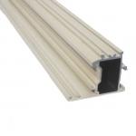 Shock Resistance 6063 White Powder Coating Aluminium Profiles for sale