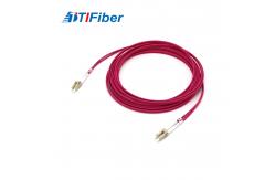 China FTTH Optic Duplex OM4 Fiber Patch Cord Cable Multimode supplier