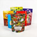 PET Seal Packaging Aluminum Foil Stand Up Pouch 3.5G Smell Proof Mylar Bags for sale