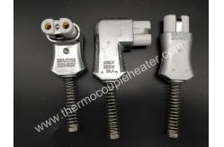 China Industrial Heater High Temperature Ceramic Plug Connector straight curved 220V-600V 35A supplier