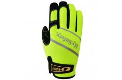 China Adjustable Cuff Medium Duty Mechanics Wear Gloves One Piece Back supplier